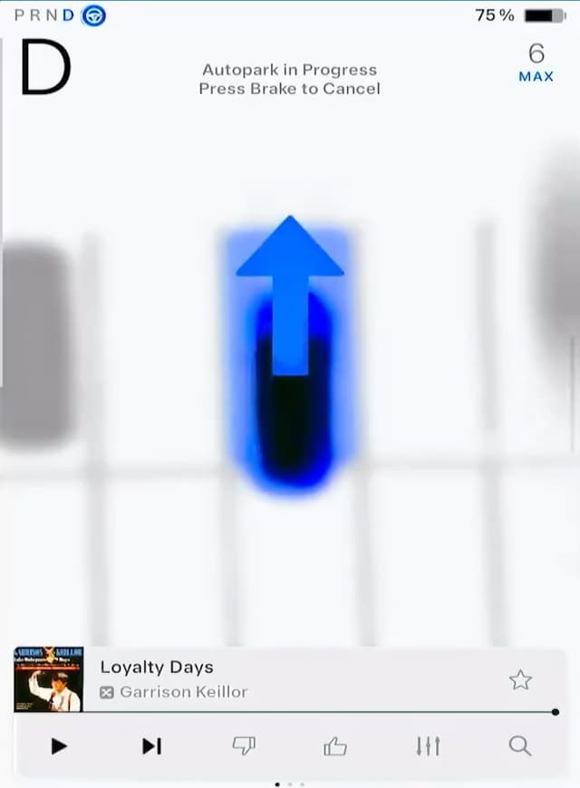 AutoPark 변속 변경