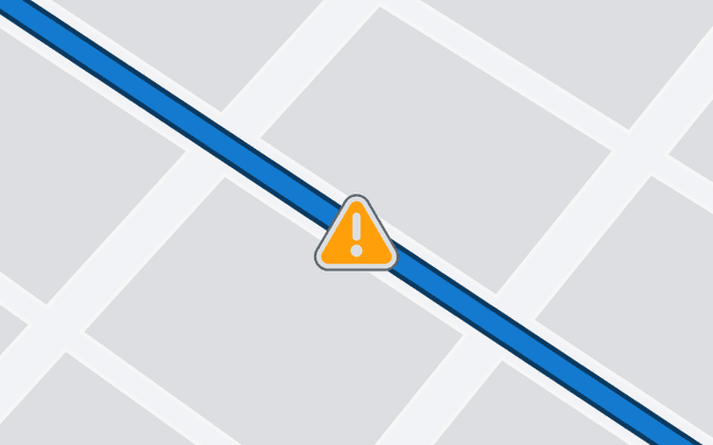 경로상의 공사 구역